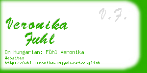 veronika fuhl business card