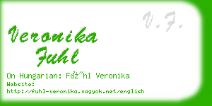 veronika fuhl business card